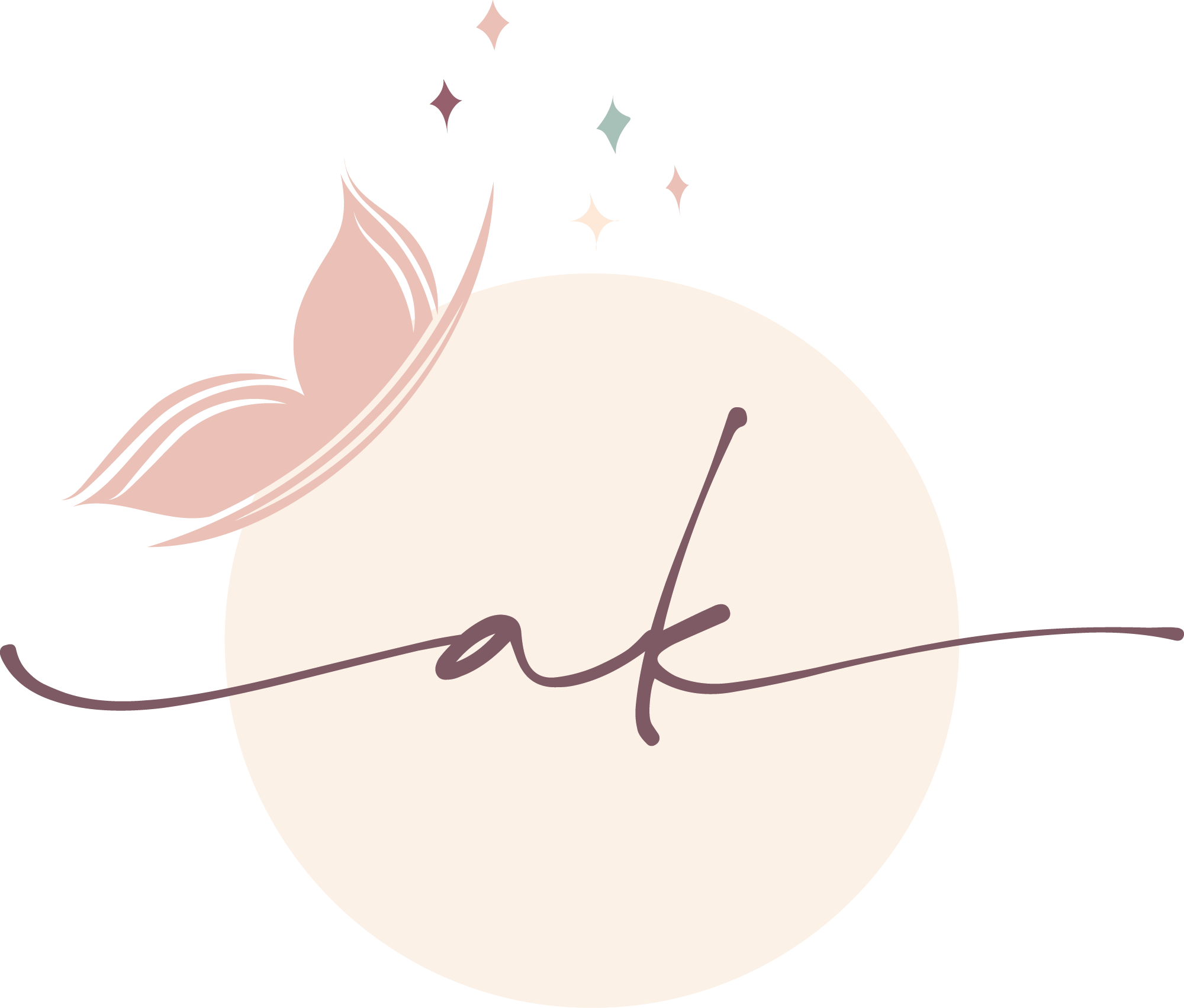 Alexandra k logo papillon
